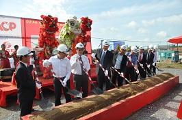 The start of "Asia ACP Coconut Processing factory (ACP) in Ben Tre